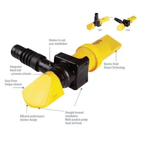 Whale Supersub Smart Automatic Bilge Pump 1100Gph 12V