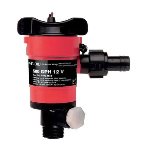 Johnson Pump Twin Port Cartridge Aerator Pump 1000Gph 12V