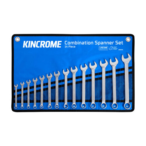 Kincrome Combination Spanner Set 14 Piece - Metric