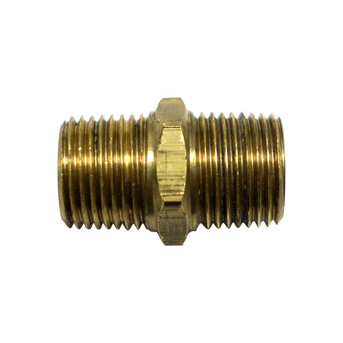 Isotherm Brass Hex Nipple With Not & Olive 1/2" Bsp