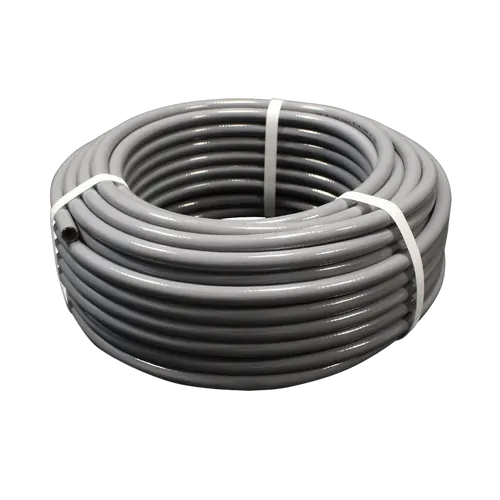 Grey Reinforced Pvc Fuel Hose 8mm x 33m