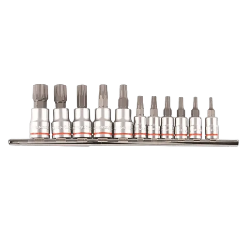 Kincrome Tamperproof Torx Socket Set Short Series 11 Piece 1/4 & 3/8 Drive