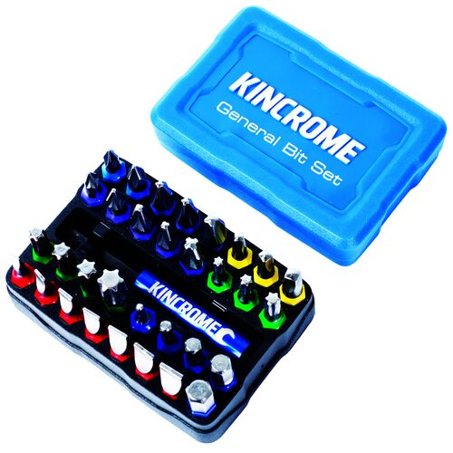 Kincrome General Bit & Holder Set 33 Piece
