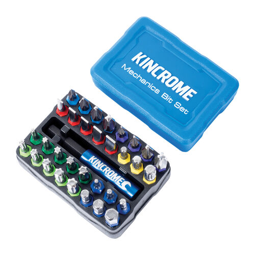 Kincrome Mechanics Bit & Holder Set 33 Piece