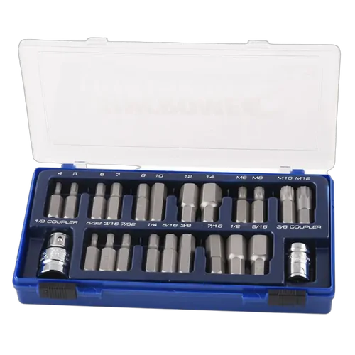 Kincrome Hex & Spline Drive Set 23 Piece 1/2" Drive