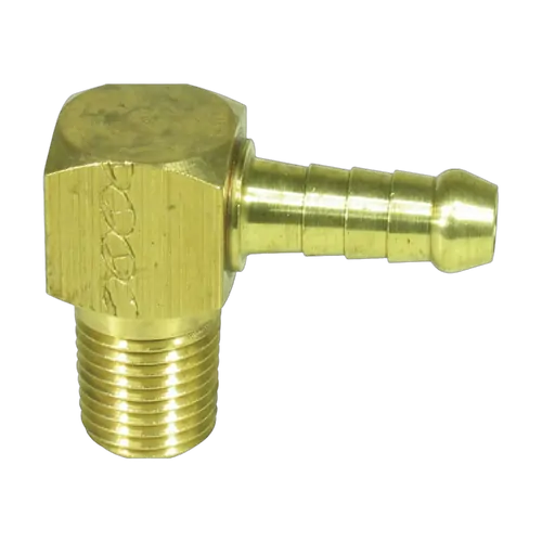 BLA Brass 90° Hose Tail 10mm x 1/4" Bsp