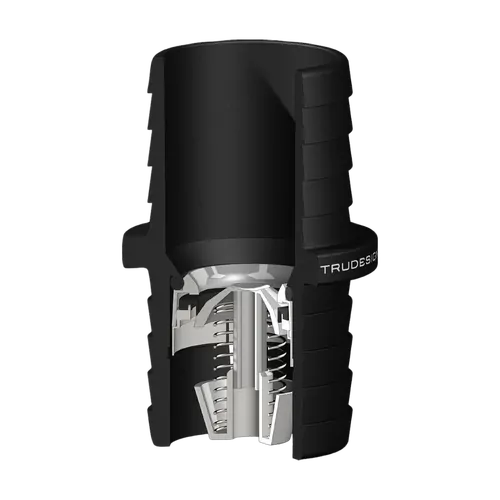 Tru Design Non-Return Value 1 1/8" Black