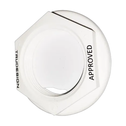 Tru Design Backing Nut 1" Bsp White