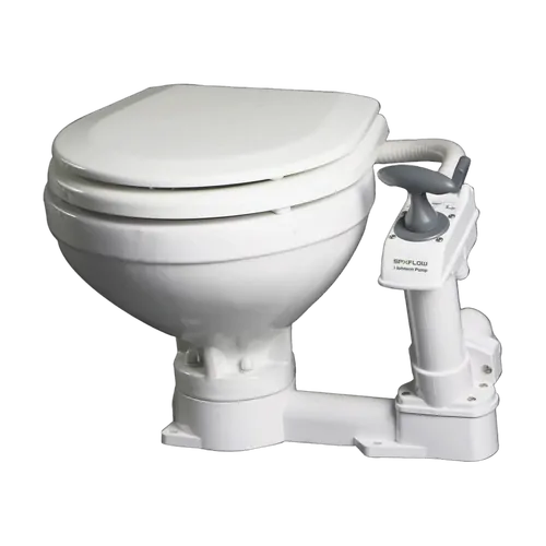 Johnson Pump Aqua-T Manual Toilet Compact Round