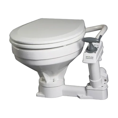 Johnson Pump Aqua-T Manual Toilet Comfort Oval