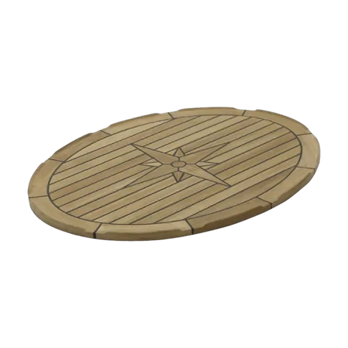 Nautic Star Oval Teak Table Top - Ellips 58cm x 44cm