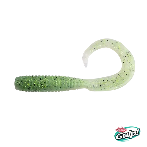 Gulp Saltwater Grub Soft Plastic 6inch Red Belly Shrimp