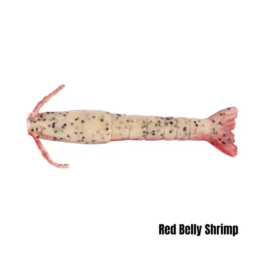Gulp Shrimp Soft Plastic 2inch Red Belly Shrimp