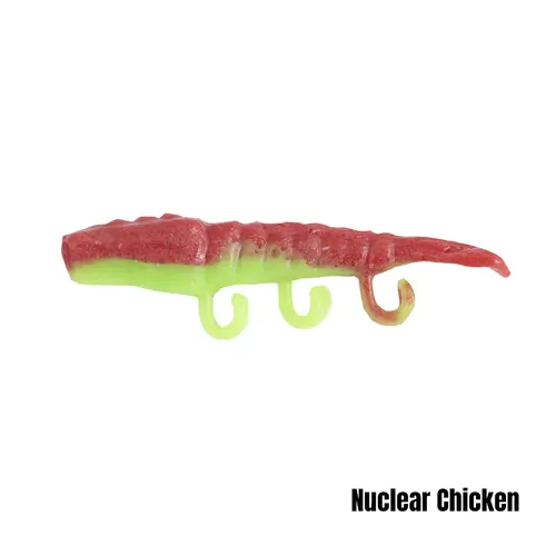 Gulp Turbo Shrimp Soft Plastic 2inch Nuclear Chicken