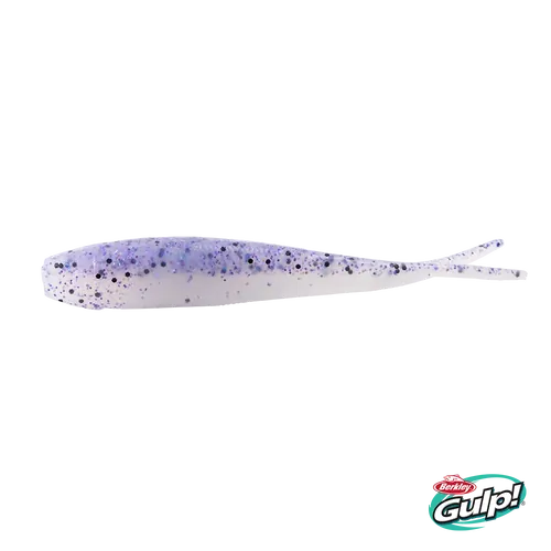 Gulp Minnow Soft Plastic 3inch Violet Haze Fleck
