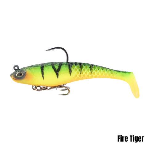 Berkley PowerBait Cullshad Magnum Soft Plastic 6inch Fire Tiger