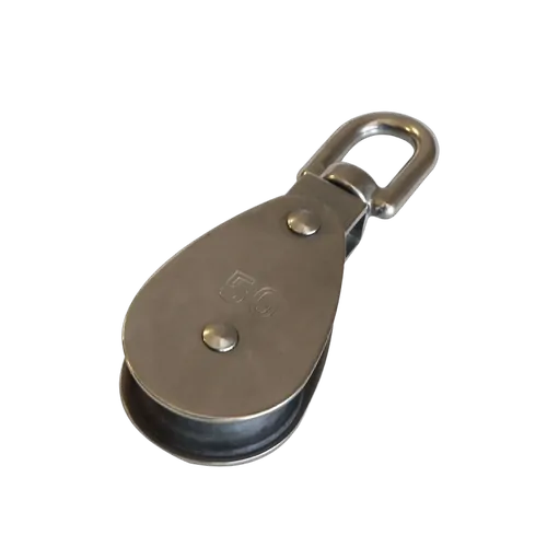 BLA Stainless Steel Block Swivel 14 x 50mm Nylon Sheave
