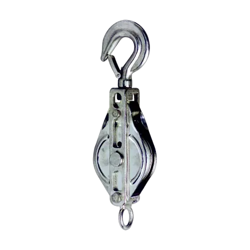 BLA S/Steel Trawl Block Becket/Hook/Swivel 14 x 75mm S Steel