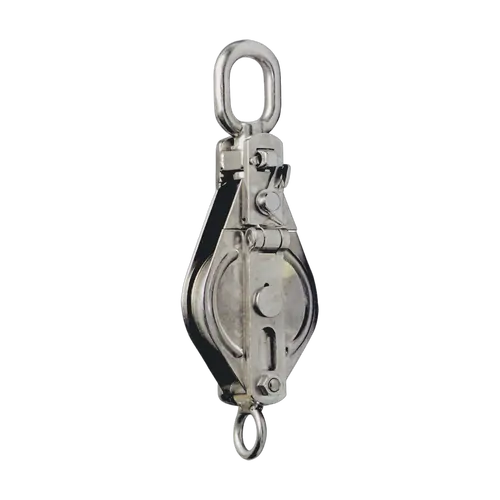 BLA S/Steel Snatch Block Becket/Swivel 16 x 100mm S Steel