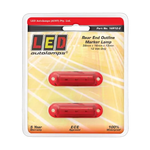 Marker Lamps 16R12-2 (twin pack)