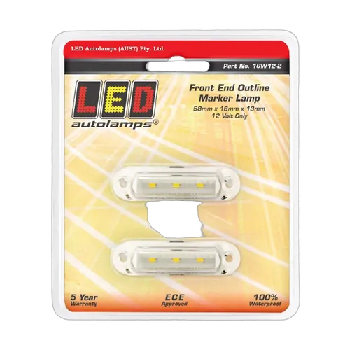Marker Lamps 16W12-2 (twin pack)
