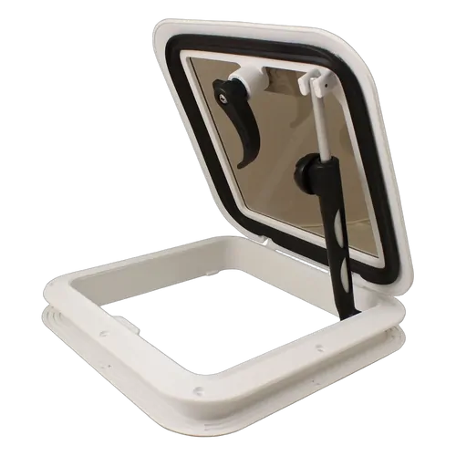 Jim Black Ventilation Hatch Moulded White 232mm x 232mm Inside Dia