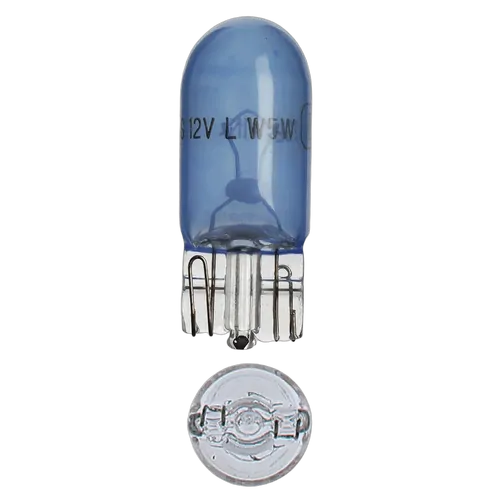 Narva 12V 5W W2.1 X 9.5D W5W Arctic Blue Wedge Premium Globes (Blister Pack Of 2)