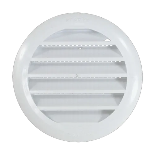 Louvre Vent Round Plastic 120mm Dia