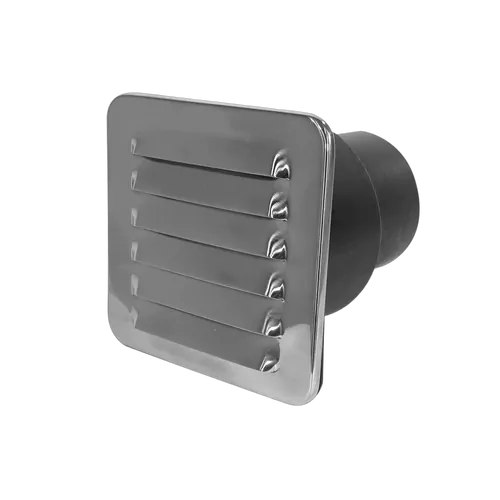 Louvre Vent Stainless Steel 75mm & 100mm Tail