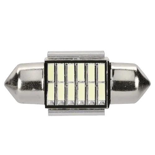 Narva High Powered 31Mm Led Festoon Globes (Warm Red) - Blister Pack Of 1