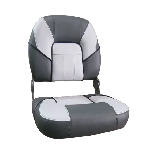 Deluxe Premier Folding Seat Black/ White
