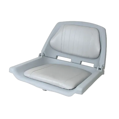 Crew Fold Down Seat Grey/ Grey Vinyl Cushion