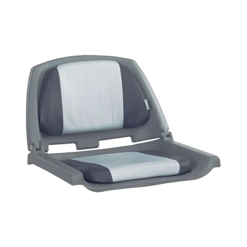 Crew Fold Down Seat Charcoal Grey/ Grey Vinyl Cushion