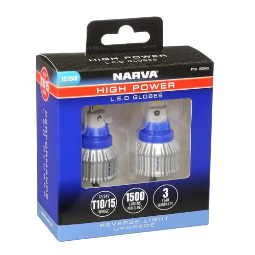 Narva 12/24V T15 Hp Rev Led Globes(2)