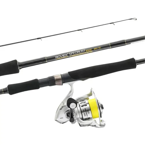 Jarvis Walker ROVEX/ SQUID COMBO 8'6"/4000 WITH BRAID Combo 8'6" 5.2:1