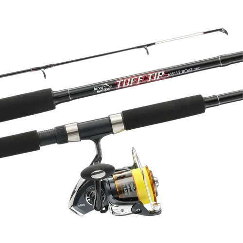 Jarvis Walker BOAT COMBO 6'6"2P/6000 WITH BRAID Combo 6'6" 5.2:1