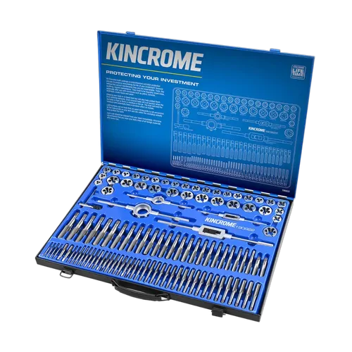 Kincrome Tap & Die Set 110 Piece Nc / Nf / Metric & Imperial