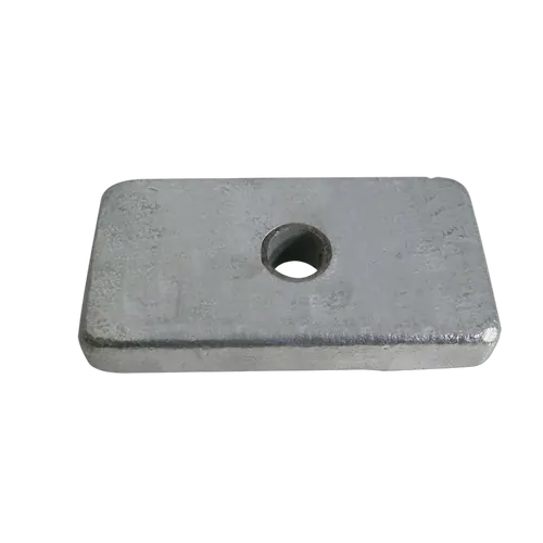 Block Anode With Centre Hole 150mm x 70mm x 25mm