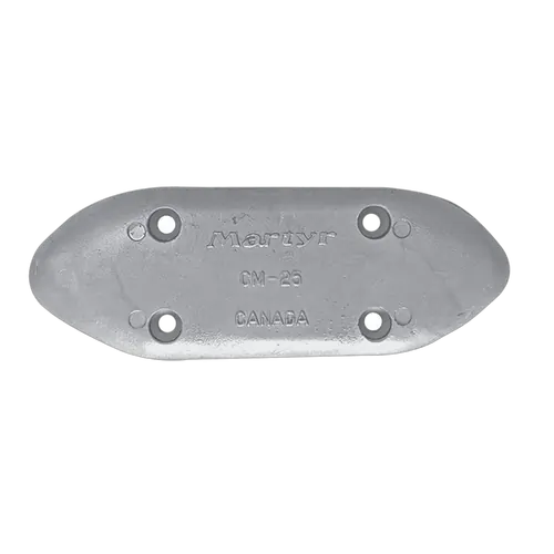 Oval Anode With Holes 230mm x 80mm x 18mm