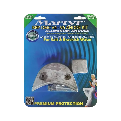 Evinrude/ Johnson Aluminium Anode Kit To Suit V4-V6 Outboards