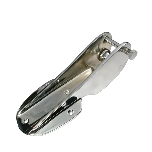 Bow Roller Chrome Plated Brass With Pin 250mm x 39mm