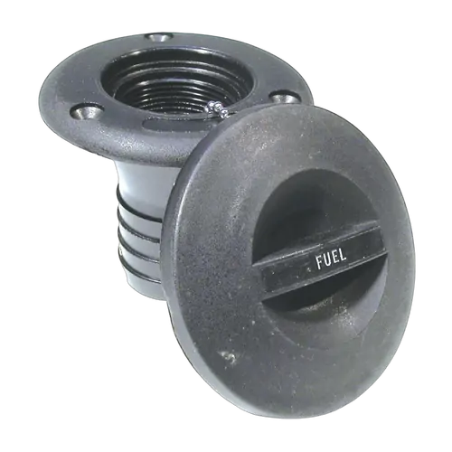 Deck Filler Black Nylon 38mm Hose Fuel