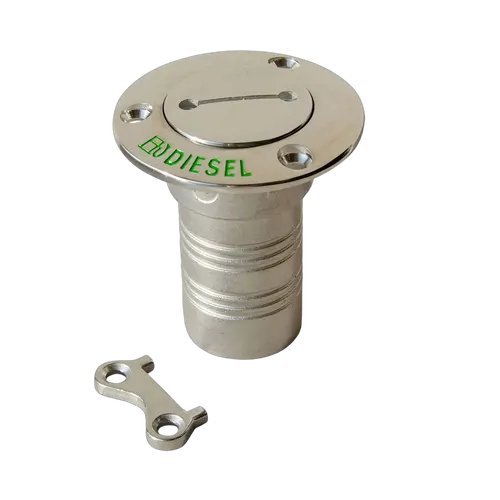 Marine Town - Deck Filler G316 Stainless Steel 38mm Hose Diesel