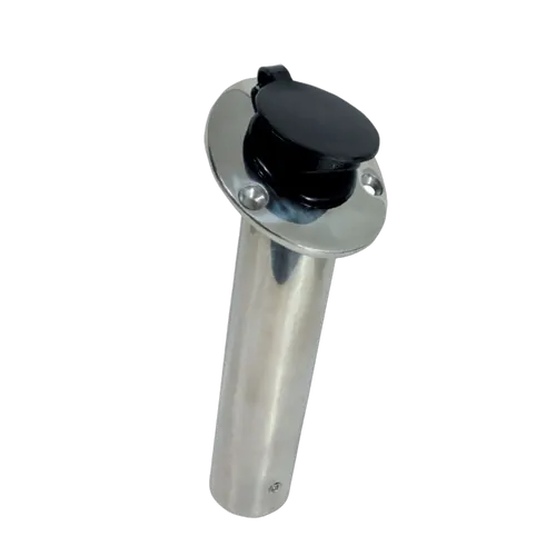 Bla Medium Duty Angled Flush Mount Rod Holder Cast Stainless Steel With Capc