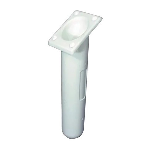 Bla Slimline Angled Flush Mount Rod Holder White
