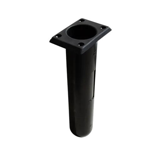 Bla Slimline Straight Flush Mount Rod Holder Black