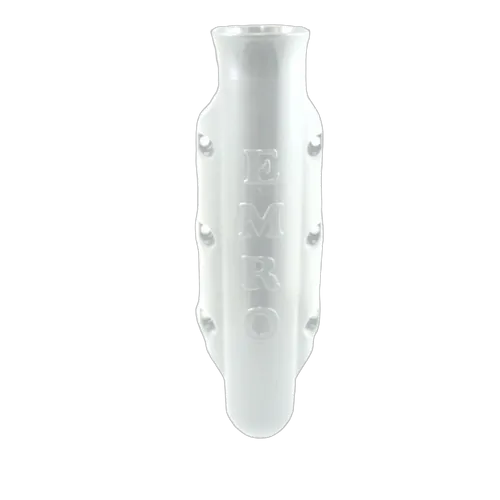 Bla Side Mount Rod Holder White Plastic