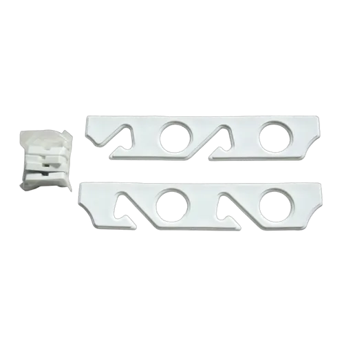 Rod Storage Rack White Polymer 4 Rods