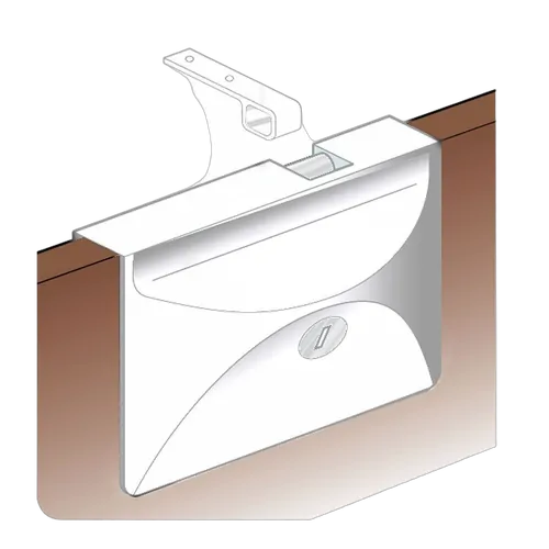 Southco Sliding, Hatch Dead Lock White