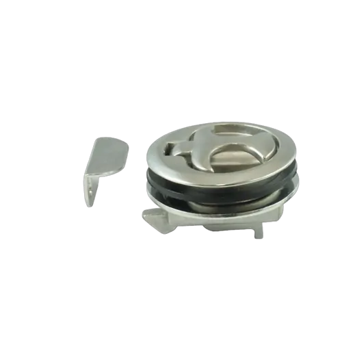 Marine Town Flush Slam Latch Round W/Lock